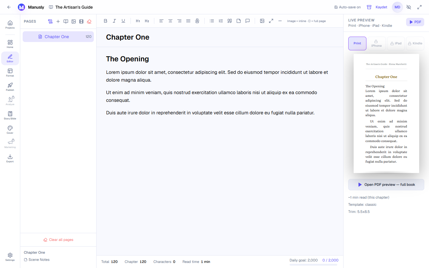 Print-Layout-Screenshot